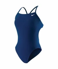 Nike Female Solid Cutout Poly Swimwear