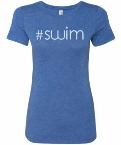 MI Sports #Swim Ladies Tri Blend Tee Clothing