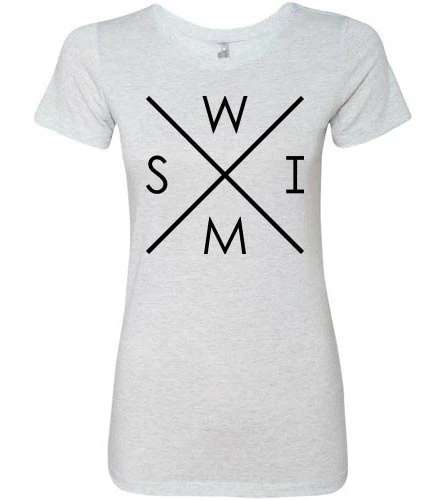MI Sports Swim Compass Ladies Tri Blend 8 MI Sports Swim Compass Ladies Tri Blend