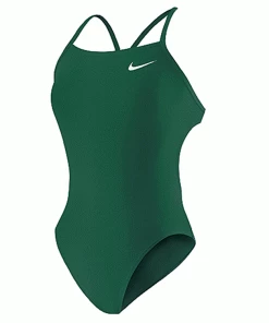 Nike Female Solid Cutout Poly Swimwear