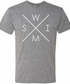 MI Sports Girls Compass Swim Tri Blend T-Shirt