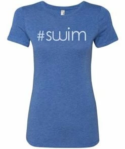 MI Sports #Swim Ladies Tri Blend Tee Clothing