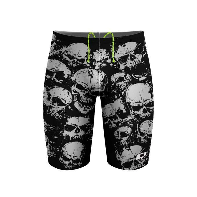 Q Swimwear White Skull Jammer 4 Q Swimwear White Skull Jammer