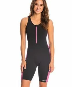 Swimwear Dolfin Aquashape Zip-Front One Piece Aquatard