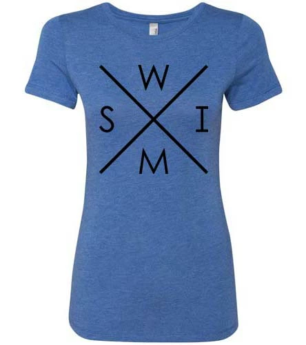 MI Sports Swim Compass Ladies Tri Blend 22 MI Sports Swim Compass Ladies Tri Blend