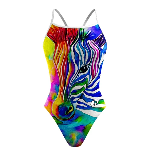 Q Swimwear Zebra Wonderland Sunback Tank 3 Q Swimwear Zebra Wonderland Sunback Tank