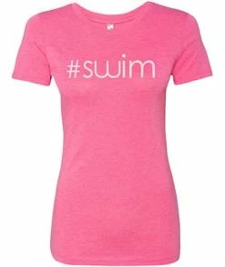 MI Sports #Swim Ladies Tri Blend Tee Clothing