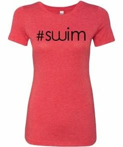 MI Sports #Swim Ladies Tri Blend Tee Clothing