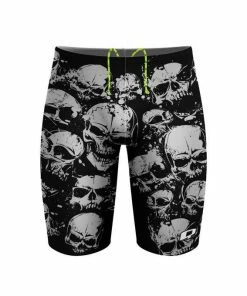 Q Swimwear White Skull Jammer 11 Q Swimwear White Skull Jammer