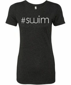 MI Sports #Swim Ladies Tri Blend Tee Clothing
