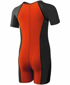 Product Babies & Toddlers TYR Boys Solid Thermal Suit- Black/Burnt Orange