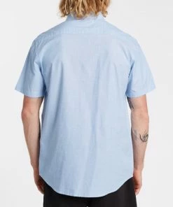 Billabong All Day Short Sleeve Shirt-Light Blue