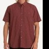 Billabong All Day Jacquard Shirt Rust 2 Billabong All Day Jacquard Shirt Rust