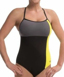 Swimwear Speedo Color-Block One-Piece Swimsuit