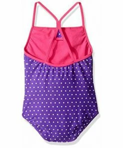 Speedo Girls Diamond Geo Splice One Piece