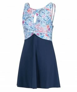 Aquatic Fitness Dolfin Aquashape Almafi Knot Front Swim Dress