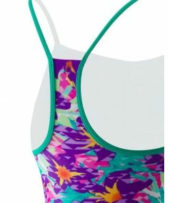 Speedo Girls Jungle Floral Boyshort Tankini Set